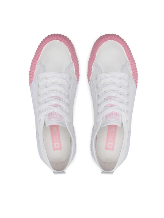 Big Star Shoes Γυναίκες Κλειστά Παπούτσια Πάνινα παπούτσια JJ274111 Λευκό Λευκό 6 Big Star Shoes Γυναίκες Κλειστά Παπούτσια Πάνινα παπούτσια JJ274111 Λευκό Λευκό - Image 6