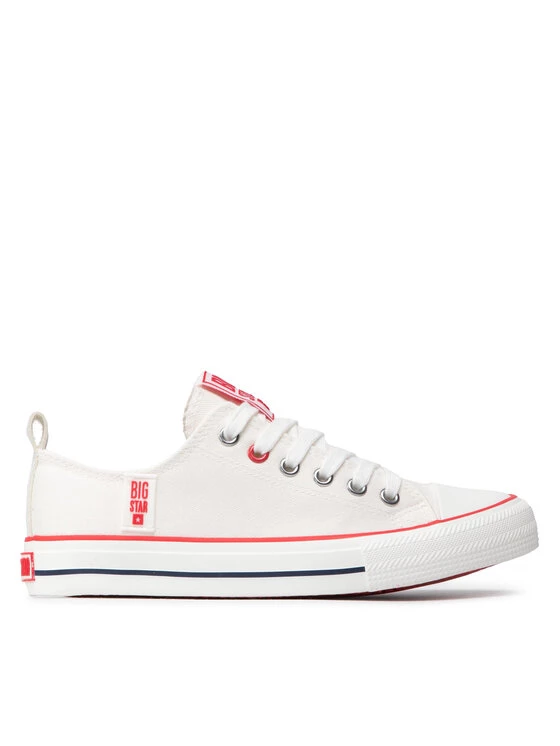 Big Star Shoes Γυναίκες Κλειστά Παπούτσια Sneakers JJ274123 Λευκό Λευκό 2 Big Star Shoes Γυναίκες Κλειστά Παπούτσια Sneakers JJ274123 Λευκό Λευκό - Image 2