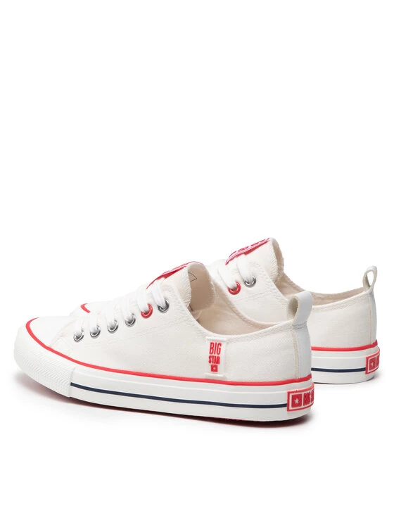 Big Star Shoes Γυναίκες Κλειστά Παπούτσια Sneakers JJ274123 Λευκό Λευκό 3 Big Star Shoes Γυναίκες Κλειστά Παπούτσια Sneakers JJ274123 Λευκό Λευκό - Image 3