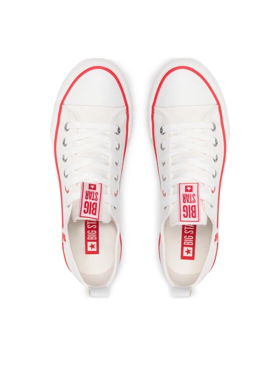 Big Star Shoes Γυναίκες Κλειστά Παπούτσια Sneakers JJ274123 Λευκό Λευκό 6 Big Star Shoes Γυναίκες Κλειστά Παπούτσια Sneakers JJ274123 Λευκό Λευκό - Image 6