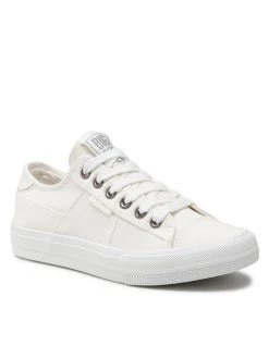 Big Star Shoes Γυναίκες Κλειστά Παπούτσια Πάνινα παπούτσια JJ274095 Λευκό Λευκό