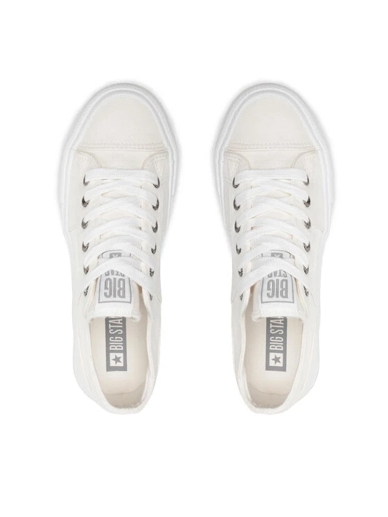 Big Star Shoes Γυναίκες Κλειστά Παπούτσια Πάνινα παπούτσια JJ274095 Λευκό Λευκό 6 Big Star Shoes Γυναίκες Κλειστά Παπούτσια Πάνινα παπούτσια JJ274095 Λευκό Λευκό - Image 6