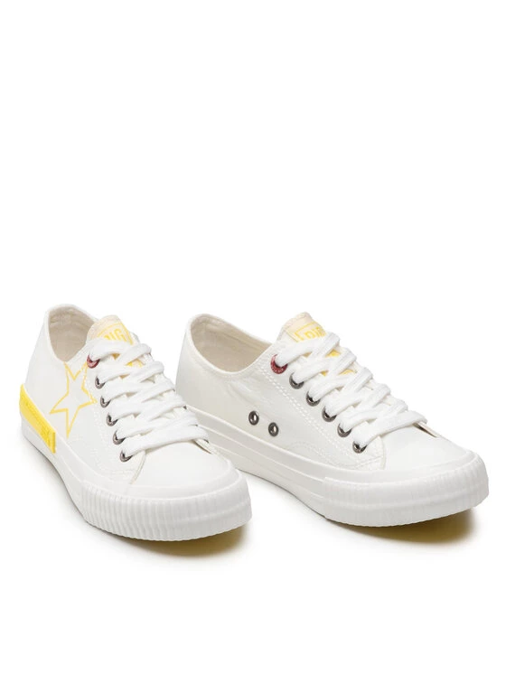 Big Star Shoes Γυναίκες Κλειστά Παπούτσια Sneakers JJ274384 Λευκό Λευκό 5 Big Star Shoes Γυναίκες Κλειστά Παπούτσια Sneakers JJ274384 Λευκό Λευκό - Image 5