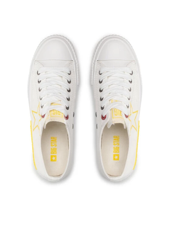 Big Star Shoes Γυναίκες Κλειστά Παπούτσια Sneakers JJ274384 Λευκό Λευκό 6 Big Star Shoes Γυναίκες Κλειστά Παπούτσια Sneakers JJ274384 Λευκό Λευκό - Image 6