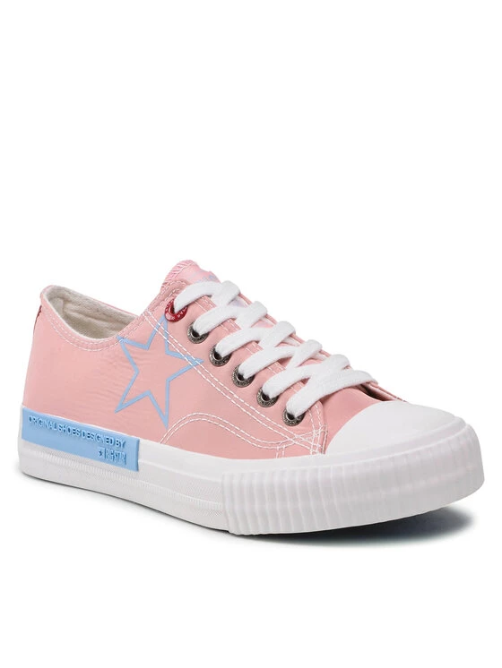 Big Star Shoes Γυναίκες Κλειστά Παπούτσια Sneakers JJ274385 Ροζ Ροζ 1 Big Star Shoes Γυναίκες Κλειστά Παπούτσια Sneakers JJ274385 Ροζ Ροζ