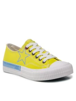 Big Star Shoes Γυναίκες Κλειστά Παπούτσια Sneakers JJ274388 Κίτρινο Κίτρινο
