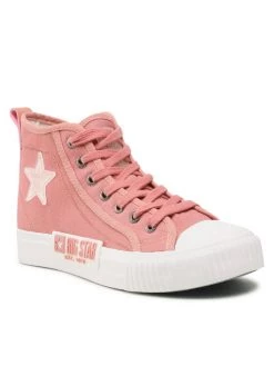 Big Star Shoes Γυναίκες Κλειστά Παπούτσια Sneakers JJ274382 Ροζ Ροζ