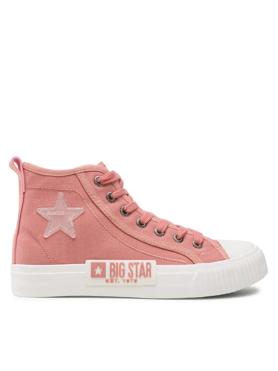 Big Star Shoes Γυναίκες Κλειστά Παπούτσια Sneakers JJ274382 Ροζ Ροζ 2 Big Star Shoes Γυναίκες Κλειστά Παπούτσια Sneakers JJ274382 Ροζ Ροζ - Image 2