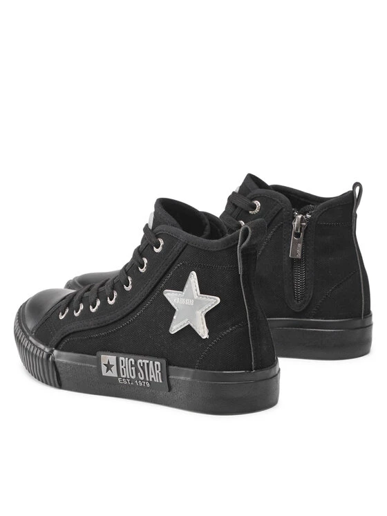 Big Star Shoes Γυναίκες Κλειστά Παπούτσια Sneakers JJ274380 Μαύρο Μαύρο 3 Big Star Shoes Γυναίκες Κλειστά Παπούτσια Sneakers JJ274380 Μαύρο Μαύρο - Image 3