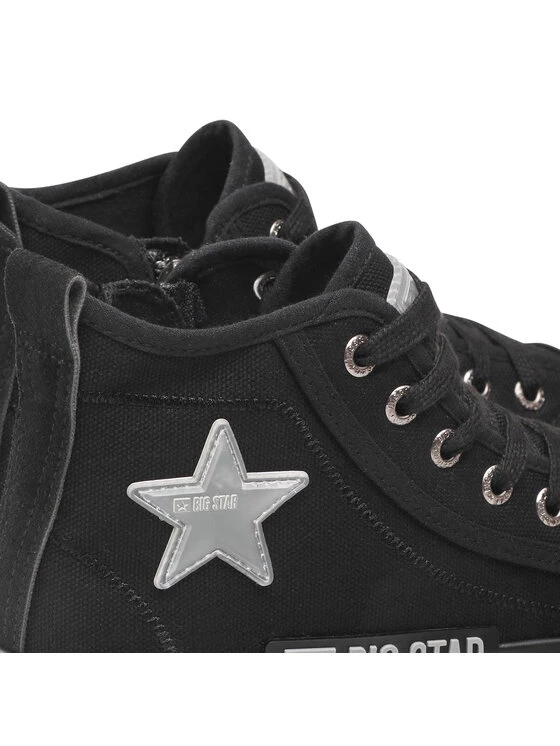Big Star Shoes Γυναίκες Κλειστά Παπούτσια Sneakers JJ274380 Μαύρο Μαύρο 6 Big Star Shoes Γυναίκες Κλειστά Παπούτσια Sneakers JJ274380 Μαύρο Μαύρο - Image 6