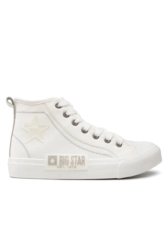 Big Star Shoes Γυναίκες Κλειστά Παπούτσια Sneakers JJ274379 Λευκό Λευκό 2 Big Star Shoes Γυναίκες Κλειστά Παπούτσια Sneakers JJ274379 Λευκό Λευκό - Image 2