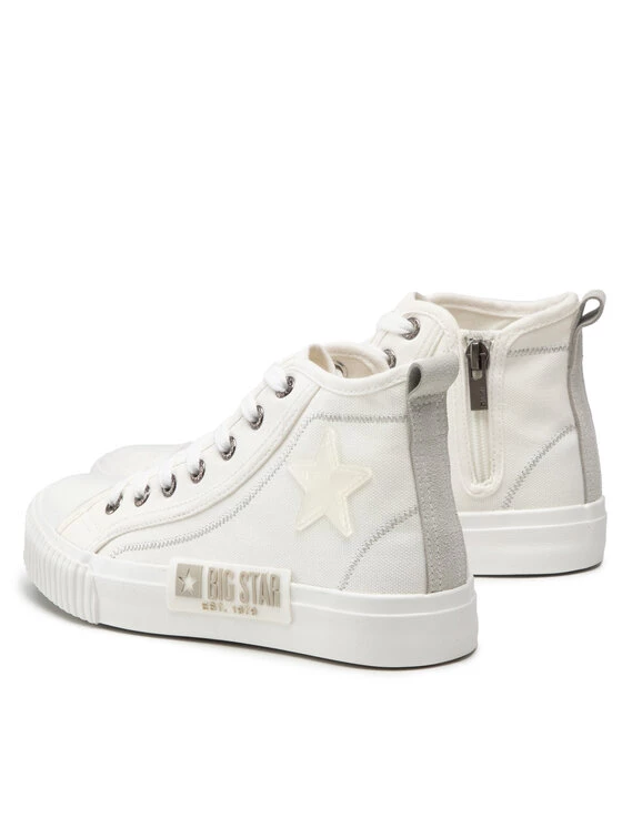 Big Star Shoes Γυναίκες Κλειστά Παπούτσια Sneakers JJ274379 Λευκό Λευκό 3 Big Star Shoes Γυναίκες Κλειστά Παπούτσια Sneakers JJ274379 Λευκό Λευκό - Image 3