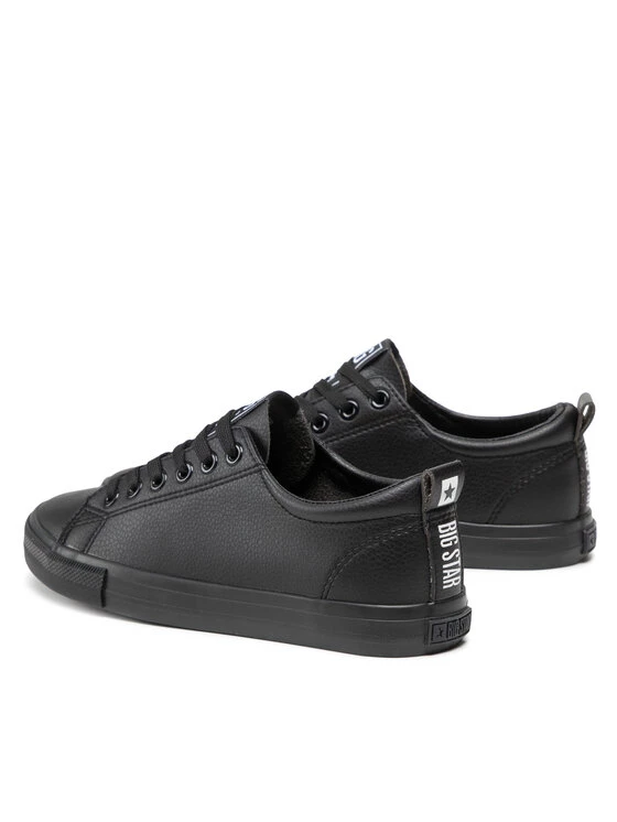 Big Star Shoes Γυναίκες Κλειστά Παπούτσια Πάνινα παπούτσια JJ274312 Μαύρο Μαύρο 3 Big Star Shoes Γυναίκες Κλειστά Παπούτσια Πάνινα παπούτσια JJ274312 Μαύρο Μαύρο - Image 3