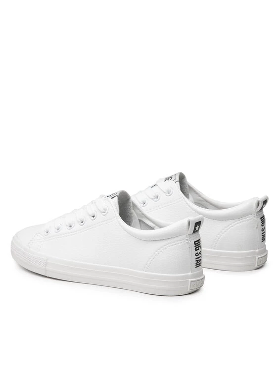 Big Star Shoes Γυναίκες Κλειστά Παπούτσια Πάνινα παπούτσια JJ274311 Λευκό Λευκό 3 Big Star Shoes Γυναίκες Κλειστά Παπούτσια Πάνινα παπούτσια JJ274311 Λευκό Λευκό - Image 3