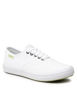 Big Star Shoes Γυναίκες Κλειστά Παπούτσια Πάνινα παπούτσια JJ274260 Λευκό Λευκό