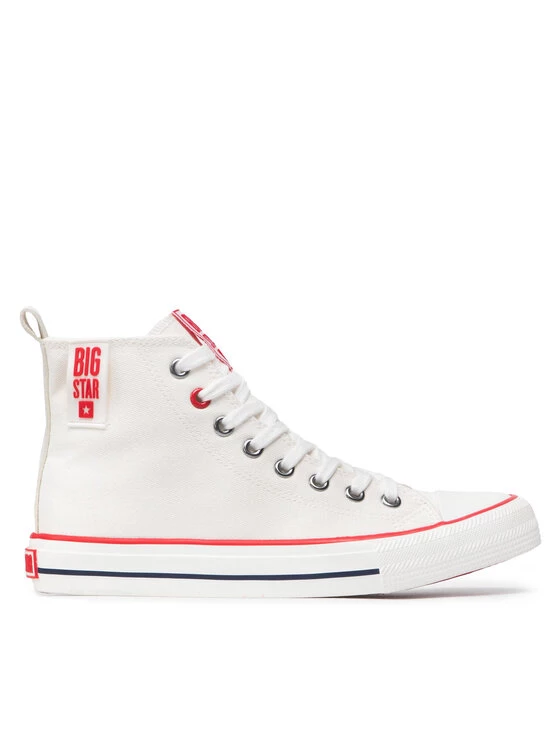 Big Star Shoes Γυναίκες Κλειστά Παπούτσια Sneakers JJ274127 Λευκό Λευκό 2 Big Star Shoes Γυναίκες Κλειστά Παπούτσια Sneakers JJ274127 Λευκό Λευκό - Image 2