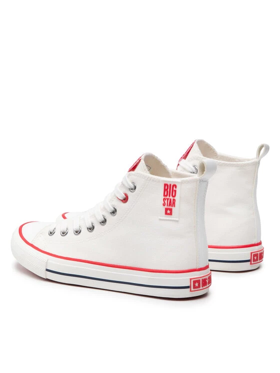 Big Star Shoes Γυναίκες Κλειστά Παπούτσια Sneakers JJ274127 Λευκό Λευκό 3 Big Star Shoes Γυναίκες Κλειστά Παπούτσια Sneakers JJ274127 Λευκό Λευκό - Image 3