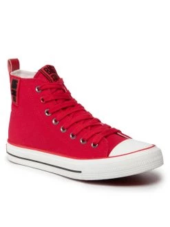Big Star Shoes Γυναίκες Κλειστά Παπούτσια Sneakers JJ274128 Κόκκινο Κόκκινο