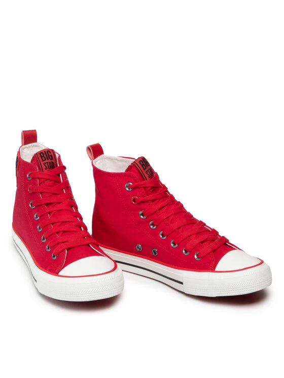 Big Star Shoes Γυναίκες Κλειστά Παπούτσια Sneakers JJ274128 Κόκκινο Κόκκινο 5 Big Star Shoes Γυναίκες Κλειστά Παπούτσια Sneakers JJ274128 Κόκκινο Κόκκινο - Image 5