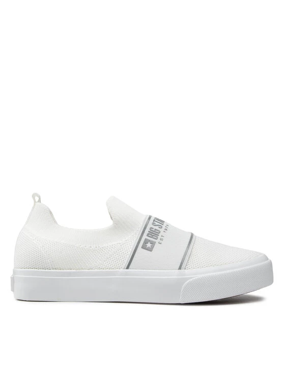 Big Star Shoes Γυναίκες Κλειστά Παπούτσια Πάνινα παπούτσια JJ274092 Λευκό Λευκό 2 Big Star Shoes Γυναίκες Κλειστά Παπούτσια Πάνινα παπούτσια JJ274092 Λευκό Λευκό - Image 2