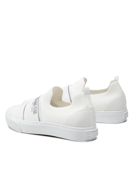 Big Star Shoes Γυναίκες Κλειστά Παπούτσια Πάνινα παπούτσια JJ274092 Λευκό Λευκό 3 Big Star Shoes Γυναίκες Κλειστά Παπούτσια Πάνινα παπούτσια JJ274092 Λευκό Λευκό - Image 3