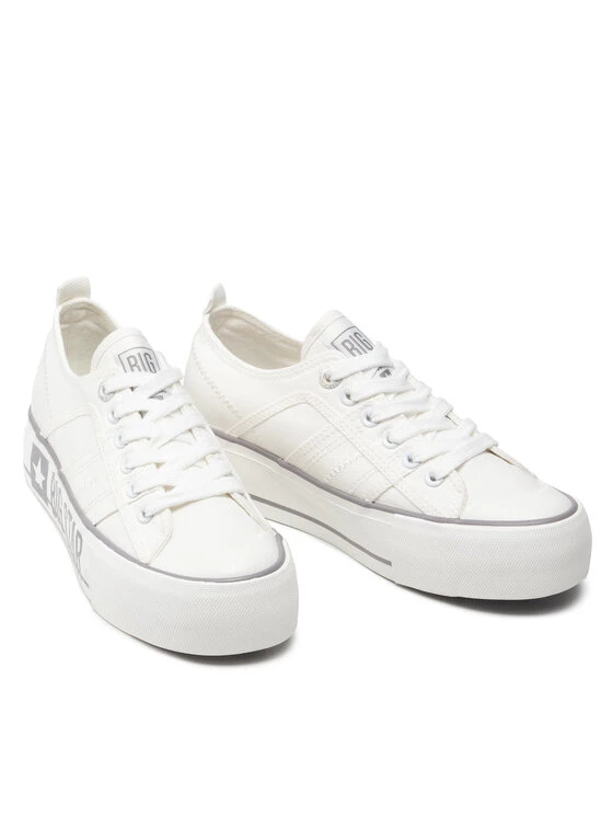 Big Star Shoes Γυναίκες Κοντά Sneakers Πάνινα παπούτσια JJ274054 Λευκό Λευκό 5 Big Star Shoes Γυναίκες Κοντά Sneakers Πάνινα παπούτσια JJ274054 Λευκό Λευκό - Image 5