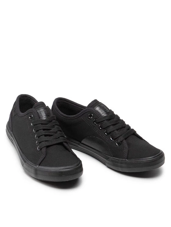 Big Star Shoes Γυναίκες Κλειστά Παπούτσια Πάνινα παπούτσια JJ274066 Μαύρο Μαύρο 5 Big Star Shoes Γυναίκες Κλειστά Παπούτσια Πάνινα παπούτσια JJ274066 Μαύρο Μαύρο - Image 5