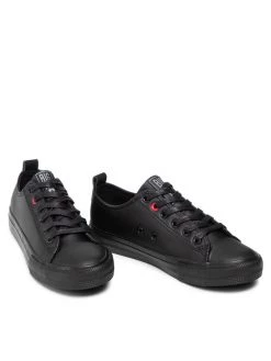 Big Star Shoes Γυναίκες Κλειστά Παπούτσια Sneakers JJ274006 Μαύρο Μαύρο -Big Star Shoes Sales Store unnamed file 1275