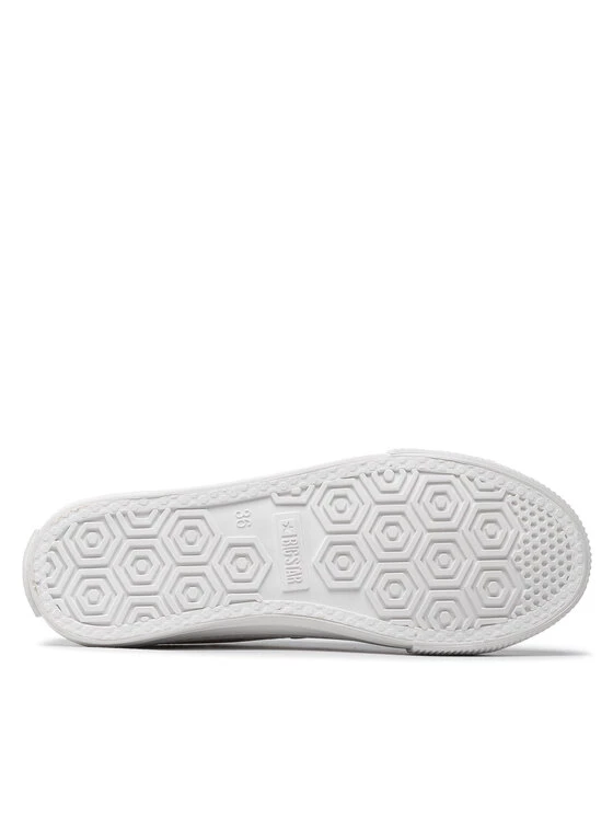Big Star Shoes Γυναίκες Κλειστά Παπούτσια Sneakers JJ274007 Λευκό Λευκό 4 Big Star Shoes Γυναίκες Κλειστά Παπούτσια Sneakers JJ274007 Λευκό Λευκό - Image 4