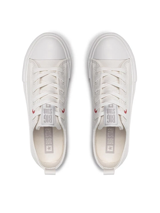 Big Star Shoes Γυναίκες Κλειστά Παπούτσια Sneakers JJ274007 Λευκό Λευκό 6 Big Star Shoes Γυναίκες Κλειστά Παπούτσια Sneakers JJ274007 Λευκό Λευκό - Image 6