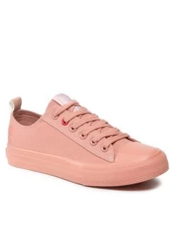 Big Star Shoes Γυναίκες Κλειστά Παπούτσια Sneakers JJ274005 Ροζ Ροζ