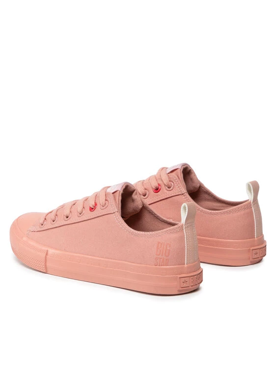 Big Star Shoes Γυναίκες Κλειστά Παπούτσια Sneakers JJ274005 Ροζ Ροζ 3 Big Star Shoes Γυναίκες Κλειστά Παπούτσια Sneakers JJ274005 Ροζ Ροζ - Image 3