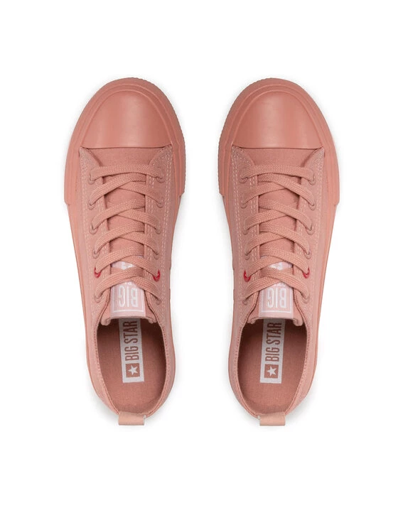 Big Star Shoes Γυναίκες Κλειστά Παπούτσια Sneakers JJ274005 Ροζ Ροζ 6 Big Star Shoes Γυναίκες Κλειστά Παπούτσια Sneakers JJ274005 Ροζ Ροζ - Image 6