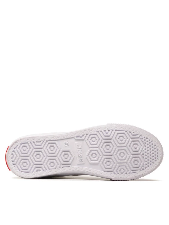 Big Star Shoes Γυναίκες Κλειστά Παπούτσια Sneakers JJ274010 Λευκό Λευκό 4 Big Star Shoes Γυναίκες Κλειστά Παπούτσια Sneakers JJ274010 Λευκό Λευκό - Image 4