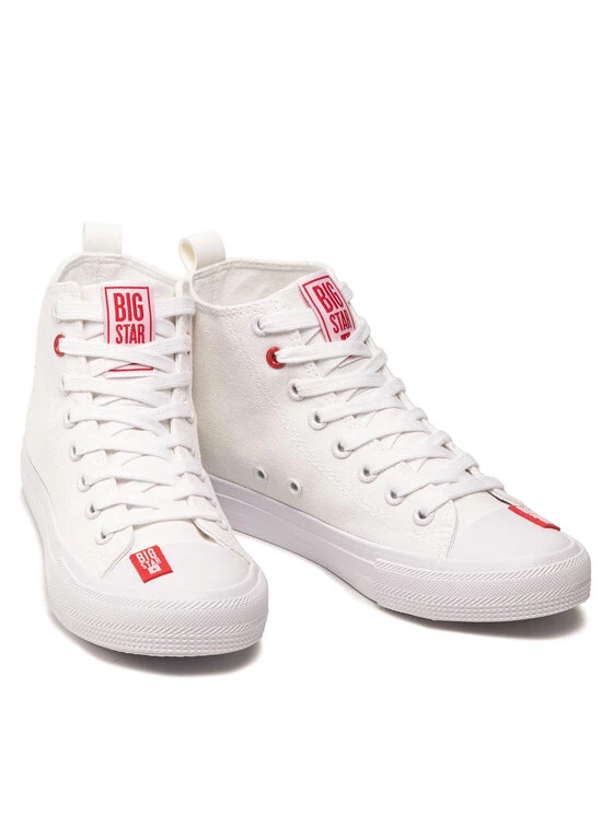 Big Star Shoes Γυναίκες Κλειστά Παπούτσια Sneakers JJ274010 Λευκό Λευκό 5 Big Star Shoes Γυναίκες Κλειστά Παπούτσια Sneakers JJ274010 Λευκό Λευκό - Image 5