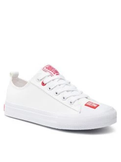 Big Star Shoes Γυναίκες Κλειστά Παπούτσια Sneakers JJ274015 Λευκό Λευκό