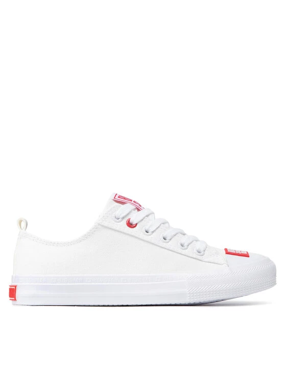 Big Star Shoes Γυναίκες Κλειστά Παπούτσια Sneakers JJ274015 Λευκό Λευκό 2 Big Star Shoes Γυναίκες Κλειστά Παπούτσια Sneakers JJ274015 Λευκό Λευκό - Image 2