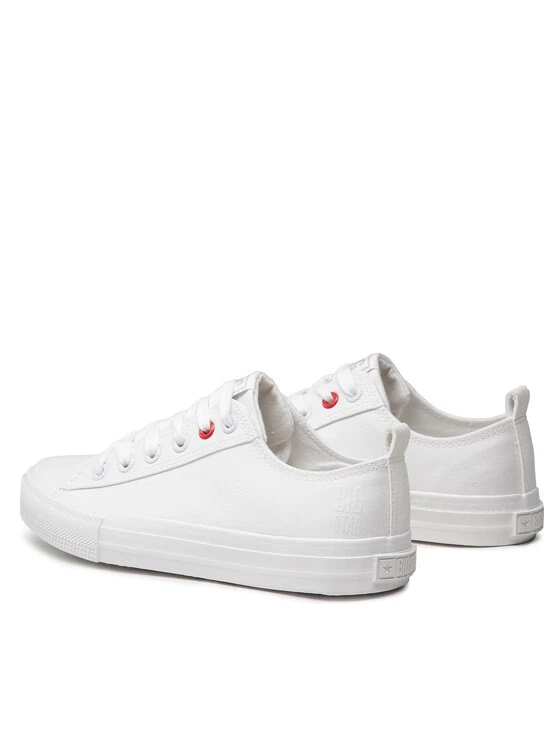 Big Star Shoes Γυναίκες Κλειστά Παπούτσια Sneakers JJ274001 Λευκό Λευκό 3 Big Star Shoes Γυναίκες Κλειστά Παπούτσια Sneakers JJ274001 Λευκό Λευκό - Image 3