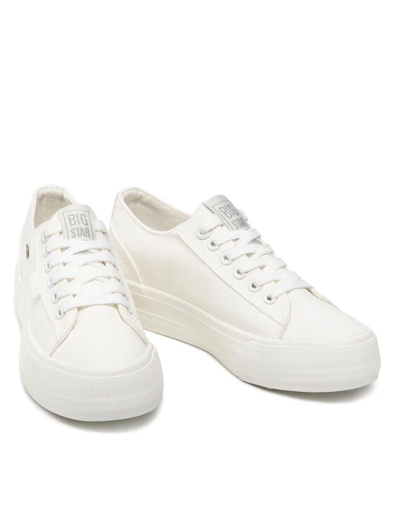 Big Star Shoes Γυναίκες Κλειστά Παπούτσια Πάνινα παπούτσια HH274051 Λευκό Λευκό 5 Big Star Shoes Γυναίκες Κλειστά Παπούτσια Πάνινα παπούτσια HH274051 Λευκό Λευκό - Image 5