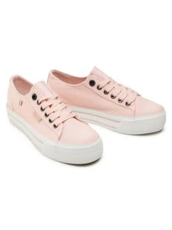 Big Star Shoes Γυναίκες Κοντά Sneakers Πάνινα παπούτσια HH274058 Ροζ Ροζ -Big Star Shoes Sales Store unnamed file 1461