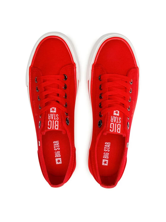 Big Star Shoes Γυναίκες Κοντά Sneakers Πάνινα παπούτσια HH274053 Κόκκινο Κόκκινο 6 Big Star Shoes Γυναίκες Κοντά Sneakers Πάνινα παπούτσια HH274053 Κόκκινο Κόκκινο - Image 6