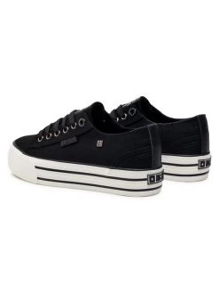 Big Star Shoes Γυναίκες Κοντά Sneakers Πάνινα παπούτσια HH274056 Μαύρο Μαύρο -Big Star Shoes Sales Store unnamed file 1495