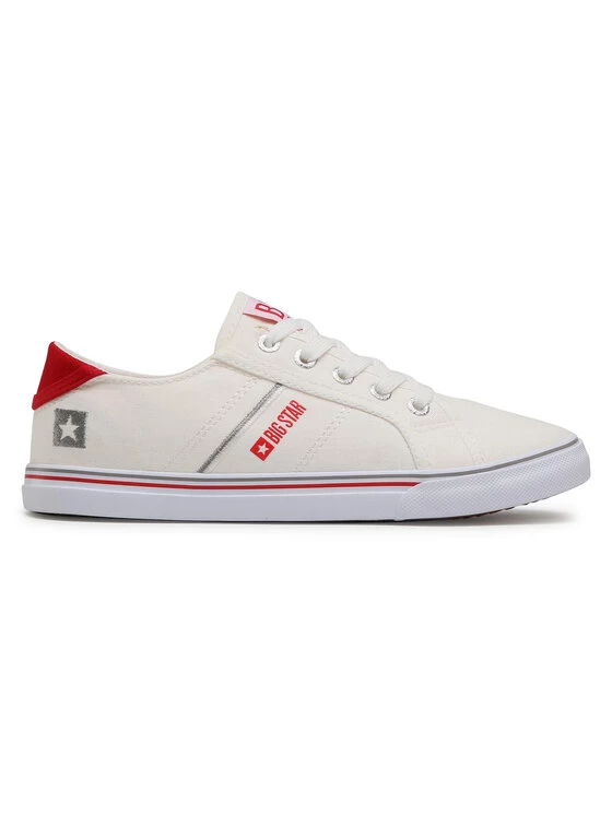 Big Star Shoes Γυναίκες Κλειστά Παπούτσια Πάνινα παπούτσια DD274892 Λευκό Λευκό 2 Big Star Shoes Γυναίκες Κλειστά Παπούτσια Πάνινα παπούτσια DD274892 Λευκό Λευκό - Image 2