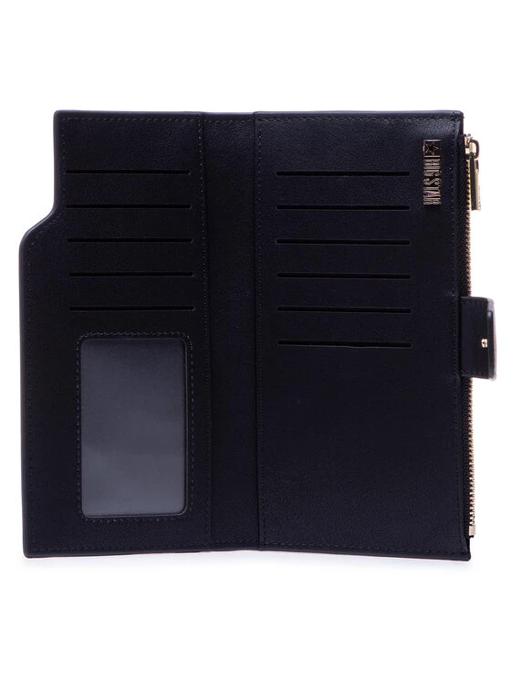 Big Star Shoes Γυναίκες Πορτοφόλια Μεγάλο Πορτοφόλι Γυναικείο HH674009 Μαύρο Μαύρο 3 Big Star Shoes Γυναίκες Πορτοφόλια Μεγάλο Πορτοφόλι Γυναικείο HH674009 Μαύρο Μαύρο - Image 3