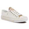 Big Star Shoes Γυναίκες Κοντά Sneakers Sneakers HH274458 Λευκό Λευκό