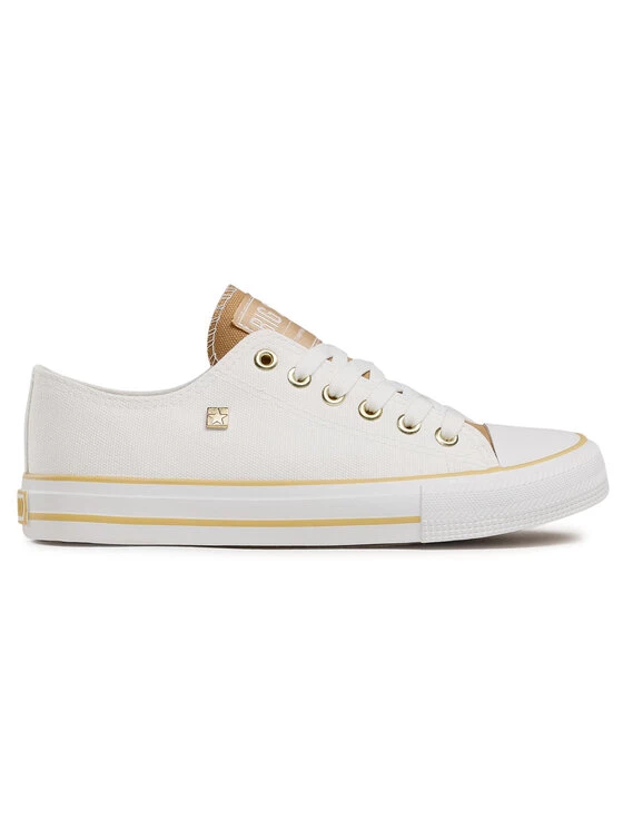 Big Star Shoes Γυναίκες Κοντά Sneakers Sneakers HH274458 Λευκό Λευκό 2 Big Star Shoes Γυναίκες Κοντά Sneakers Sneakers HH274458 Λευκό Λευκό - Image 2