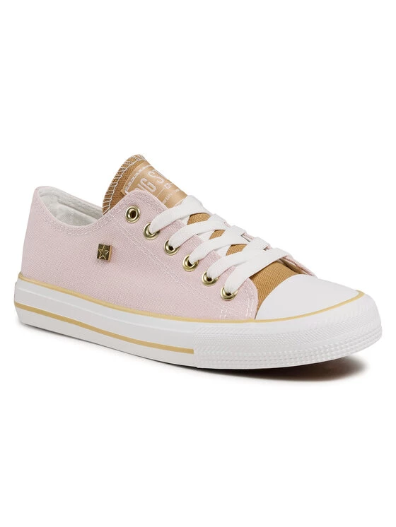 Big Star Shoes Γυναίκες Κοντά Sneakers Sneakers HH274455 Ροζ Ροζ 1 Big Star Shoes Γυναίκες Κοντά Sneakers Sneakers HH274455 Ροζ Ροζ