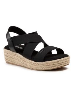 Big Star Shoes Γυναίκες Εσπαντρίγιες HH274411 Μαύρο Μαύρο