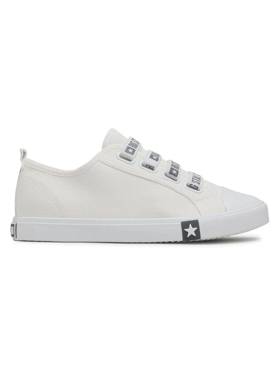 Big Star Shoes Γυναίκες Κοντά Sneakers Sneakers HH274094 Λευκό Λευκό 2 Big Star Shoes Γυναίκες Κοντά Sneakers Sneakers HH274094 Λευκό Λευκό - Image 2