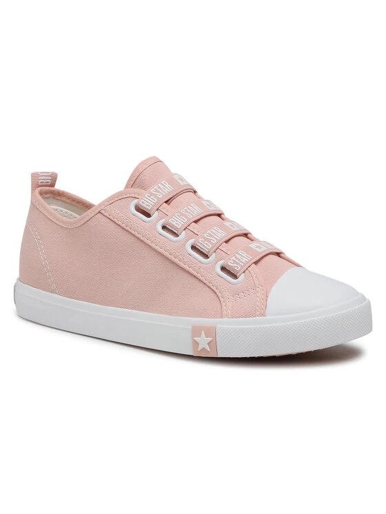 Big Star Shoes Γυναίκες Κοντά Sneakers Sneakers HH274096 Ροζ Ροζ 1 Big Star Shoes Γυναίκες Κοντά Sneakers Sneakers HH274096 Ροζ Ροζ